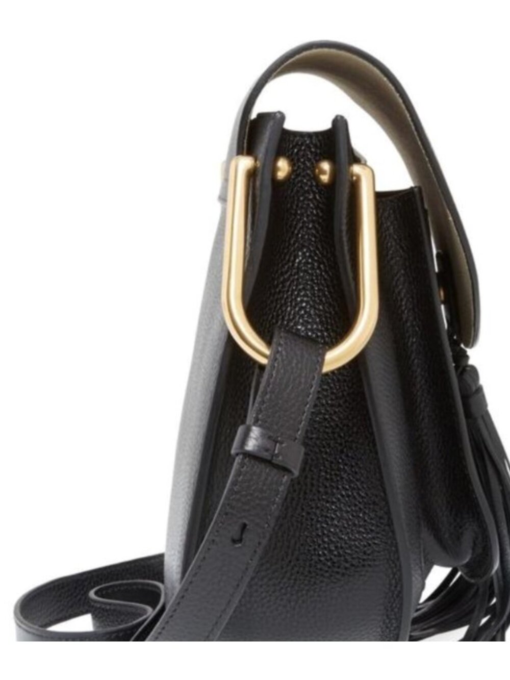 VGUC Chloé Hudson Medium Tassel Shoulder Bag in Calf Skin Leather! - Picture 3 of 16